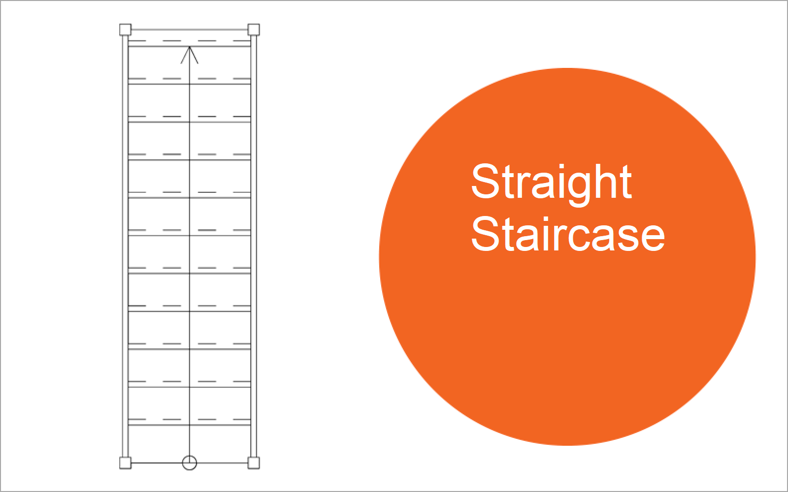 Straight Staircase: